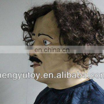 2013 Hot Selling Fashion Full Face Carnival Celebrations Party Costume Realisic Edgar Allan Poe Mask