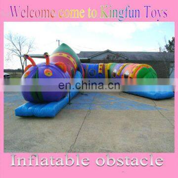 carpenterworm inflatable obstacle tunnel/inflatable playground