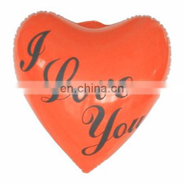 large inflatable red heart shape for promotional or advertising