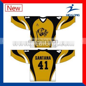 Healong Dye-Sublimation Printing Best Selling Camo Hockey Jersey