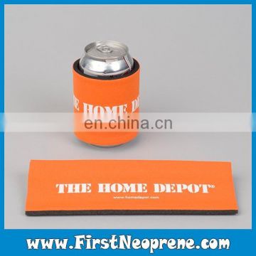 Bright Orange Slap 7mm Foldable Neoprene Can Holder