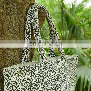 Striped Canvas Shoulder Bag Women Bags Hand Bags Hand Bag Wholesale Canvas Clutch Bags Unique Style Handbag With Embroidery photo-4