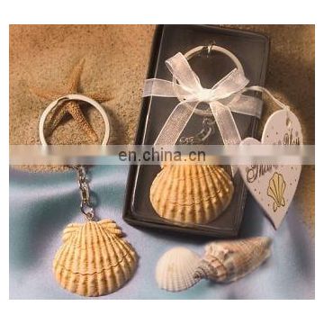 Scallop Shell Key Chain Wedding Favors