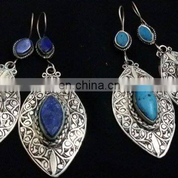 (KE-0004) Kuchi Tribal Earrings/ Vintage Earrings/Kuchi Wholesale Jewellery