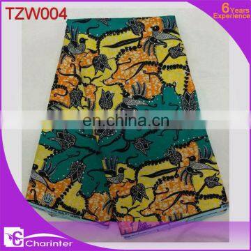 Cotton Real Wax Fabric African Super Wax Hollandais Stone Wax photo-3