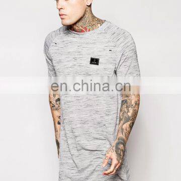 2015 wholesale tshirt elongated t shirt -Blank elongated t shirt - Elongated T Shirt 2016 New