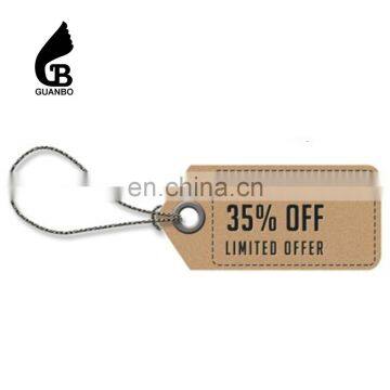 Popular Hot promotional OEM clothing hang price tag