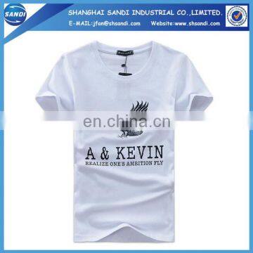 High quality custom logo print cotton t-shirt