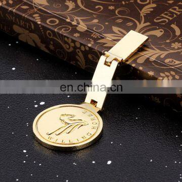 Custom Metal Simple Logo Plating Gold Computer Accessory photo-2
