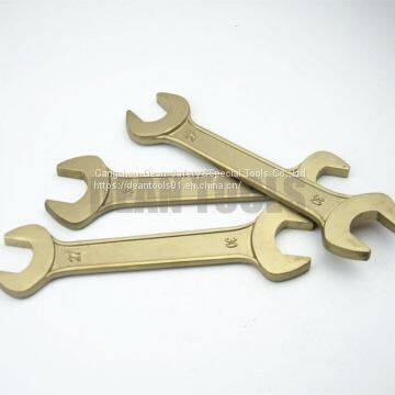 Aluminum Bronze Double Open End Wrench Sparkless Copper Alloy Forged Type High Quality photo-2