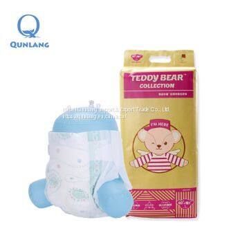 Soft Non-woven Disposable High Absorption Quality Baby Diapers photo-3