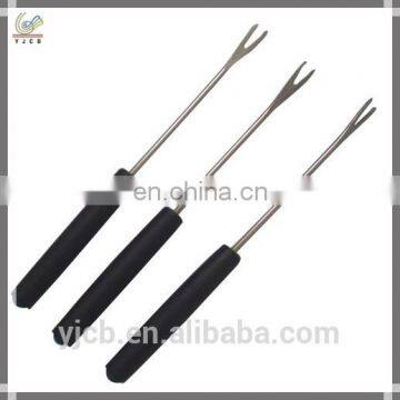 Hot Black handle dinner long fork bbq skewer machine