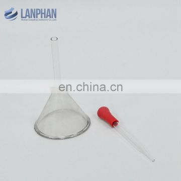 hot selling lab long neck small dropping funnel