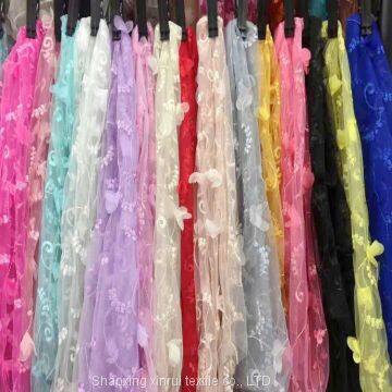 Cheap 3d Lace Applique Dress Handwork Embroidery Designs With Net Fabric photo-3