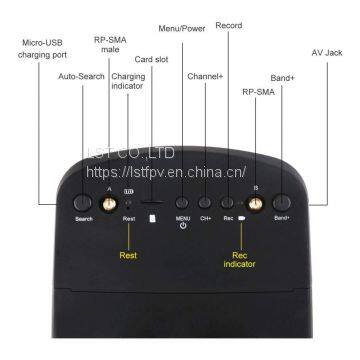 EV800D FPV 3D Goggles 5.8G 40CH FPV Headset With 3.7V 2000mAh Battery DVR and Diversity for FPV Racing Drone photo-4