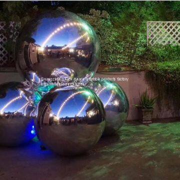 Large Mirror Balls Floating Mirror Ball Inflatable Silver Reflective Balloon For Advertising photo-4