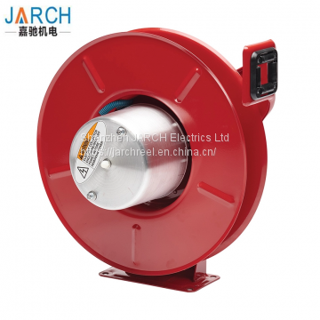 Spring retractable 50ft 100ft cable reel for gantry crane