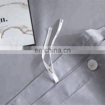 100% Satin Duvet Cotton Home Luxury Bed Sheet Bedding Set Grey photo-5