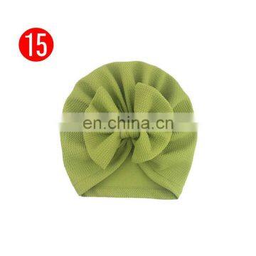 16colors Baby Boys Girls Hair Bows Hats Cotton Soft Turban Hats Knot Beanies Hat Caps For Toddler Kids Newborn Children Caps photo-6