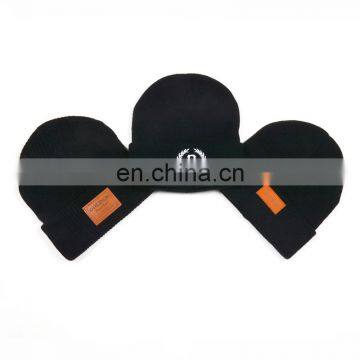 100% Acrylic Custom Wholesale Winter Beanie Cap photo-2