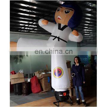 Wholesale 3mH Cheap Inflatable Taekwondo Figure For Advertising And Promotional photo-3