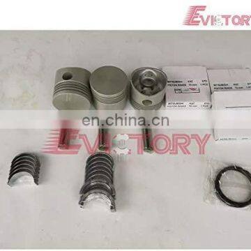 for Mitsubishi K3C Engine Gasket Bearing Piston Liner kit