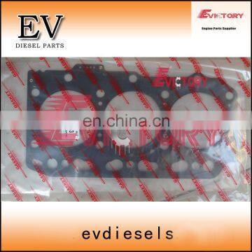3D84 3TNE84 Full Cylinder Head Gasket Kit Piston Ring Main Bearing Con Rod Bearing For Yanmar Mini Excavator photo-4