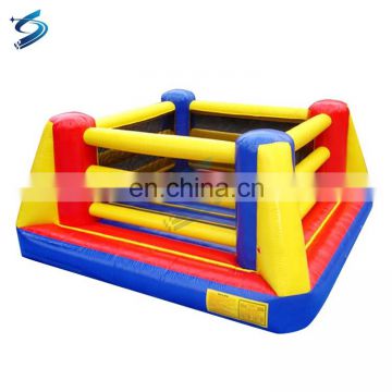 High Fun Inflatable Boxing Ring Game Bouncer with Large Gloves , Inflatable Sports Ground for Sale