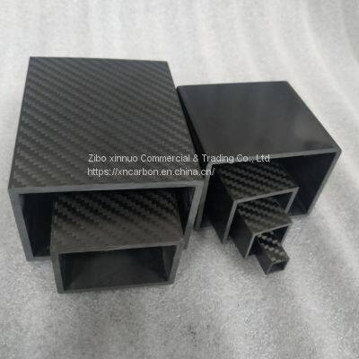 High Strength Right Angle R1 3K Twill Matte Square Foursquare Quadart Carbon Fiber Tubing Tube photo-2
