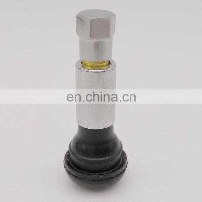 Ningbo Sanzhaoda Factory , tubeless chrome sleeve snap in TR414C wheel air tyre valve stem