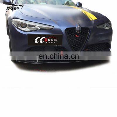 High quality carbon fiber body kit CQCV style for Alfa Romeo Giulia front lip rear lip rear spoiler with assembly accessories