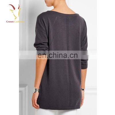 Women 100 Cashmere Oversized Pullover Sweaters photo-2