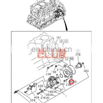 8976016990 Excavator ZX210-3/ZAX200-3/4HK1 diesel fuel injection pump bracket