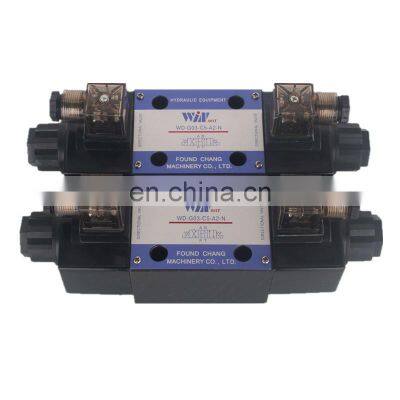 Taiwan found chang WD-G03-C5-A2-N WD-G03-C11-A2-N Hydraulic Reversing Valve C2 C3 C4 C5 C6 C7 C8 C9 C10 C11 C12-A1 A2 D1 D2