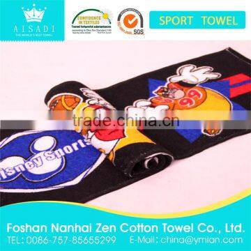 custom printed personalized cotton fabric sport towel