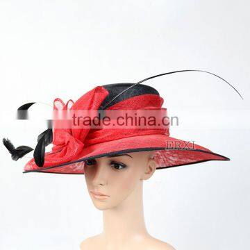 New Design Women Church Derby Wedding Cocktail Party Sinamay Hats for Sale Quality Choice photo-3