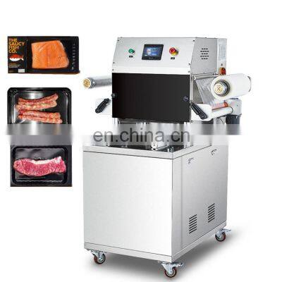 Automatic Skin Vacuum Packaging Machine Sausage Fish Meat Skin Packing Machine photo-3