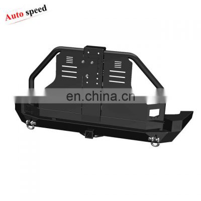 REAR BUMPER WITH MOVABLE TIRE CARRIER FOR JEEP JK