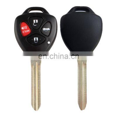 4 Buttons Car Remote Key Shell Fob For Toyota Camry Avalon Corolla Matrix RAV4 Venza Yaris Replacement Car Key Cover