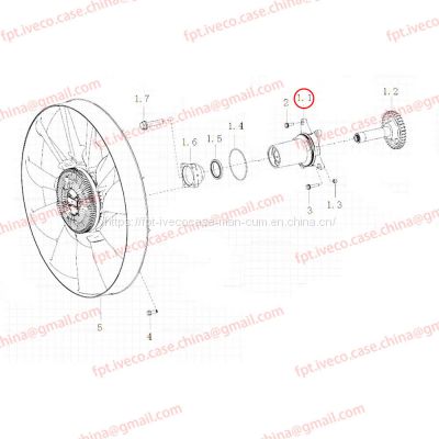 MAN D2066 Fan tray housing 06609-5006