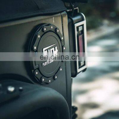Offroad Car Black Gas Cover for Jeep Wrangler JK 07+ Accessories Tank Cover