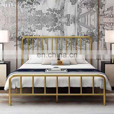 Popular Design Folding Bed Bedroom Furniture Metal Bed Double Bed photo-4