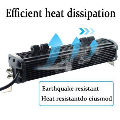 New Design 6D Driving Beam Super Bright 45W 8 Inch Led Light Bar With Amber White Daytime Running Time for Offroad ATV UTV Truck photo-3