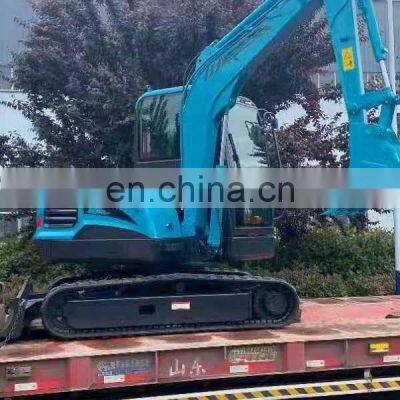 HENGWANG HW40 4 Ton Digger Micro Rubber Tire Diesel Home Use Mini Diggers for Sale Excavator Price photo-5