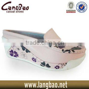 ladies fashion shoes design sample 13009