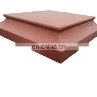 CN;SIC XINFENGRUI own quarry large supply pillar cover window door frame Stone Customized Size Villa Natural red Sandstone