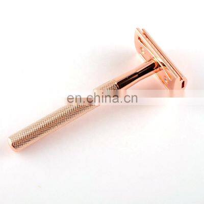 Modern Stylish Man Women Durable Reusable Eo-friendly Reusable Metal Razor Pocket Double Edge Shaving Safe Safety Razor photo-4