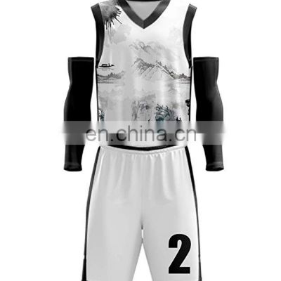 Reversible Basketball Uniform Basket Ball Jersey sublimation basketball uniform