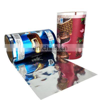 Custom Printed Ice Popsicle Packaging Bags Food Grade Aluminium Laminated Popsicle Packaging Plastic Film Roll photo-4