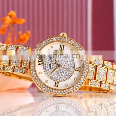 watch shop online skmei factory 1739 luxury lady watch cheap analog watches hour bracket clock for lady